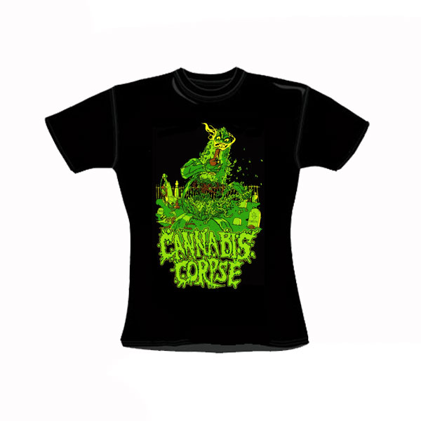 CANNABIS CORPSE GIRLY T-SHIRT