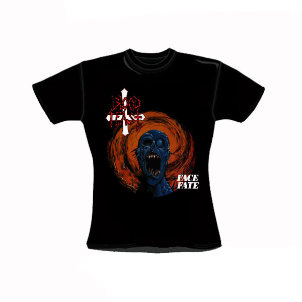 BLOOD FEAST - FACE FATE GIRLY T-SHIRT