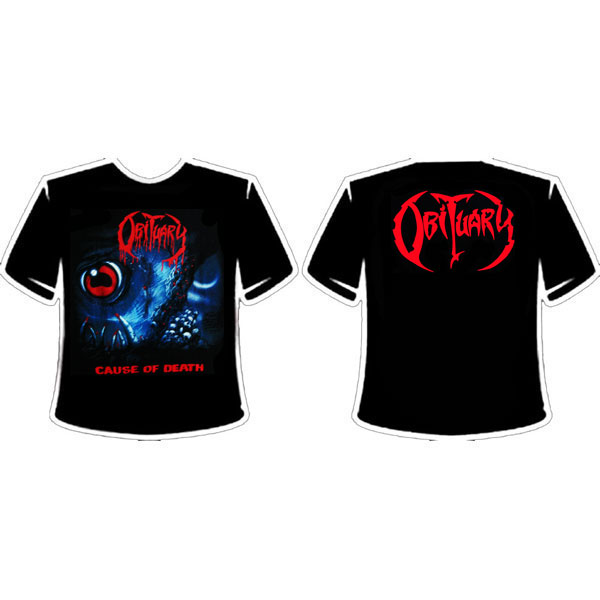 obituary cause of death shirt