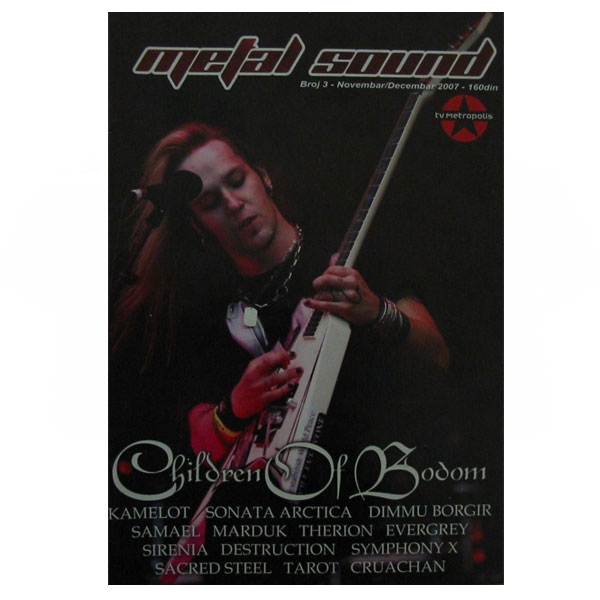 METAL SOUND ISSUE 3 (November/December 2007)