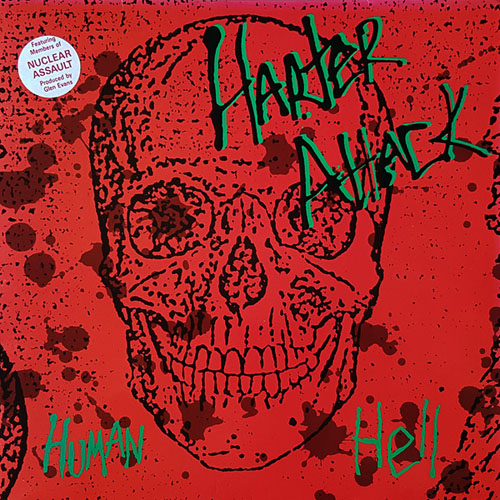 HARTER ATTACK - HUMAN HELL CD (OOP/1990 Original Press)