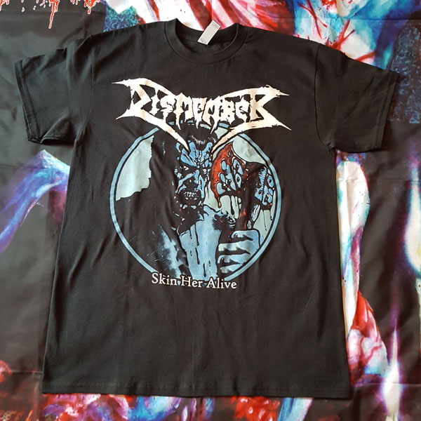 DISMEMBER - SKIN HER ALIVE T-SHIRT (U.S.A. Import)