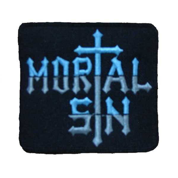 MORTAL SIN EMBROIDERED LOGO PATCH