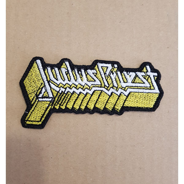JUDAS PRIEST EMBROIDERED LOGO PATCH (Yellow)