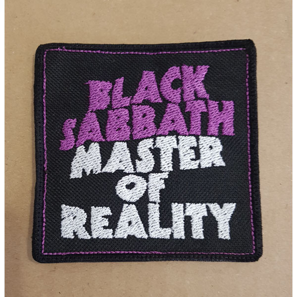 BLACK SABBATH - MASTER OF REALITY EMBROIDERED PATCH