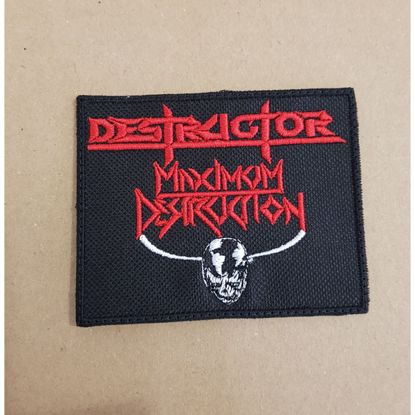 DESTRUCTOR - MAXIMUM DESTRUCTION EMBROIDERED PATCH