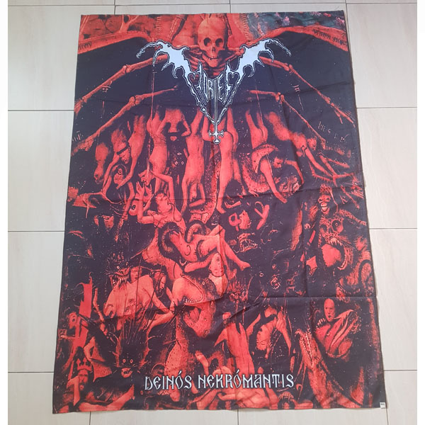 MORTEM - DEINOS NEKROMANTIS FLAG (Big Flag)
