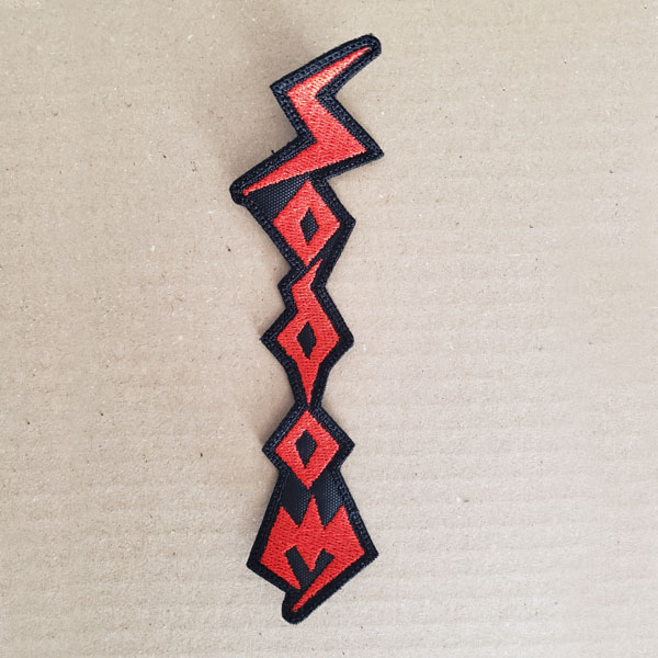 SODOM EMBROIDERED LOGO PATCH (Red)
