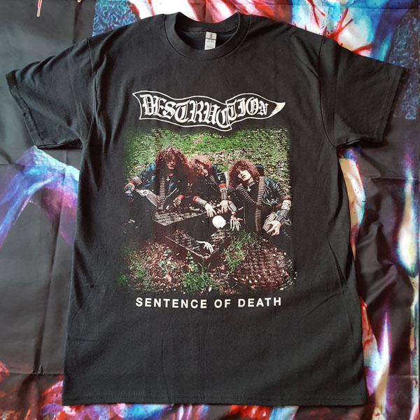 DESTRUCTION - SENTENCE OF DEATH T-SHIRT (U.S.A. Import)