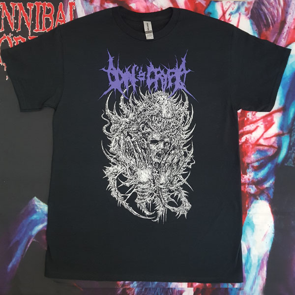 DANS CRYPT RECORDS - BRAIN EATER DESIGN T-SHIRT