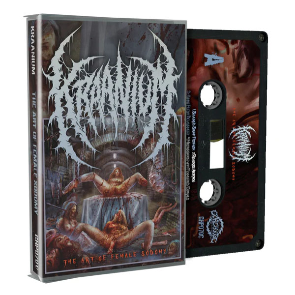 KRAANIUM - THE ART OF FEMALE SODOMY CASSETTE (U.S.A. Import)