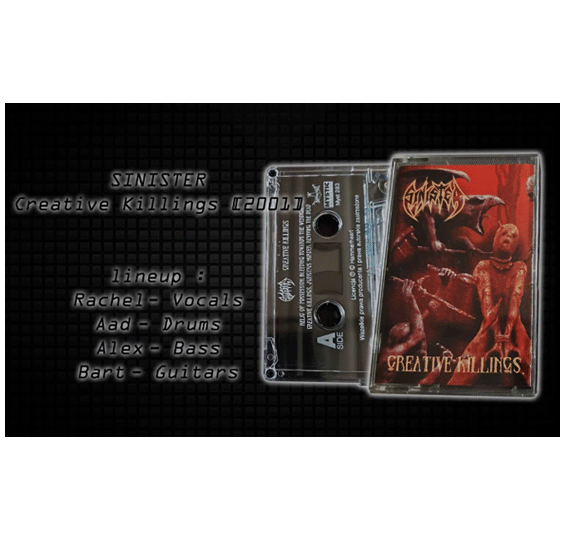 SINISTER - CREATIVE KILLINGS CASSETTE