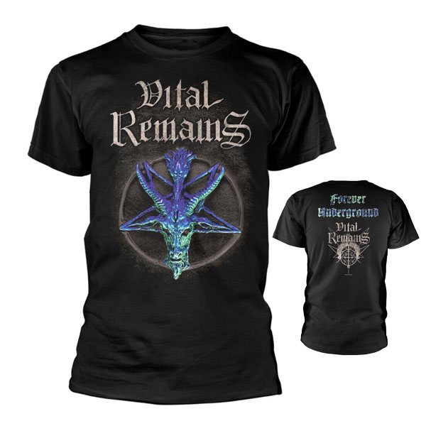 VITAL REMAINS - FOREVER UNDERGROUND T-SHIRT