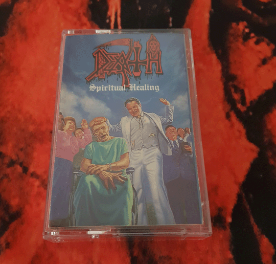 DEATH - SPIRITUAL HEALING CASSETTE (1990 Edition)