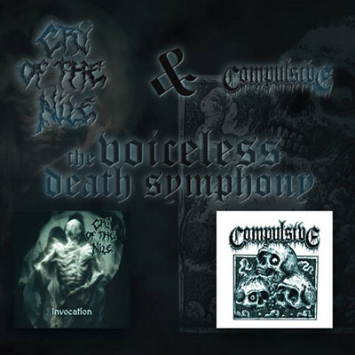 CRY OF THE NILE / COMPULSIVE - THE VOICELESS DEATH SYMPHONY SPLIT CD