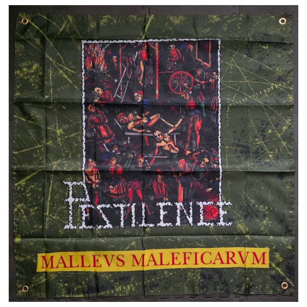 PESTILENCE - MALLEUS MALEFICARUM FLAG