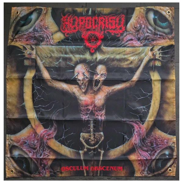 HYPOCRISY - OSCULUM OBSCENUM BACK FLAG