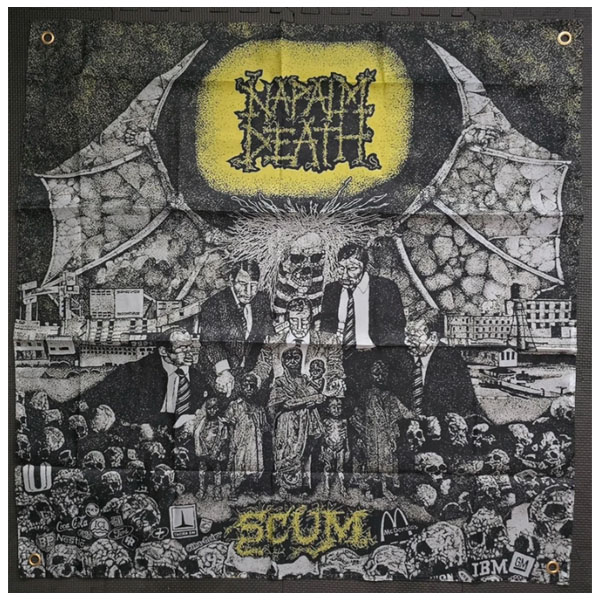 NAPALM DEATH - SCUM FLAG