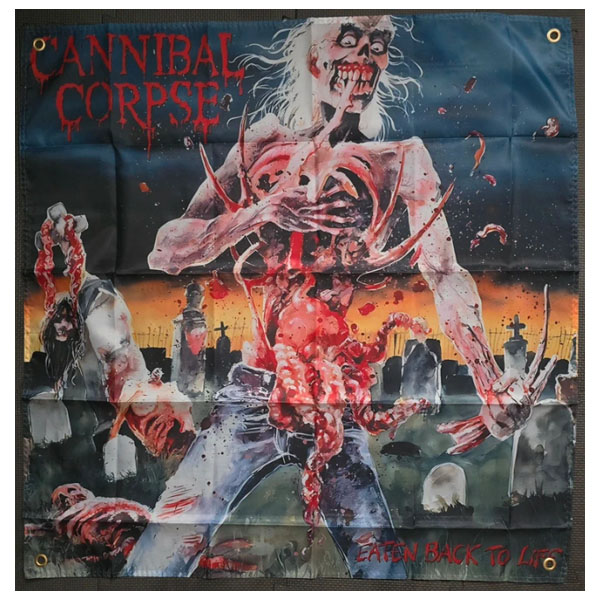 CANNIBAL CORPSE - EATEN BACK TO LIFE FLAG