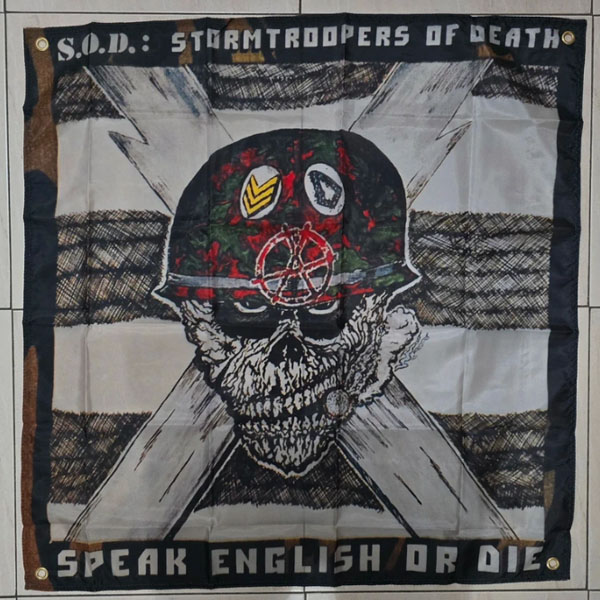 S.O.D. - SPEAK ENGLISH OR DIE FLAG