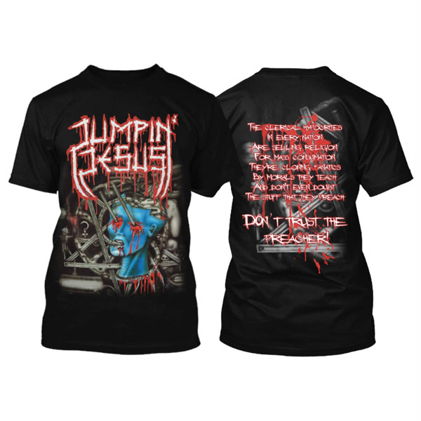 JUMPIN JESUS - THE ART OF CRUCIFYING T-SHIRT
